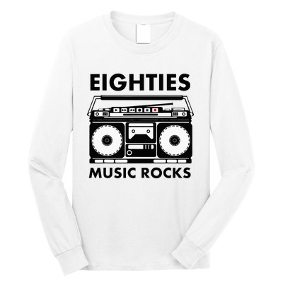 Eighties Music Rocks Long Sleeve Shirt