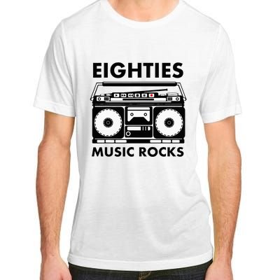 Eighties Music Rocks Adult ChromaSoft Performance T-Shirt