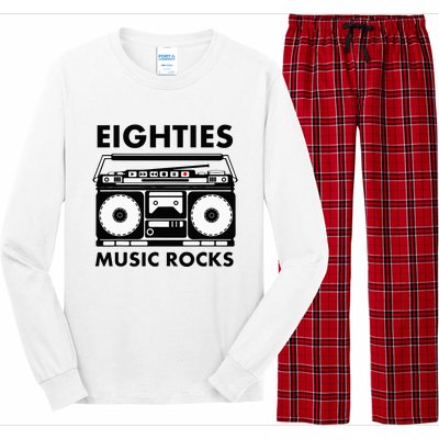 Eighties Music Rocks Long Sleeve Pajama Set