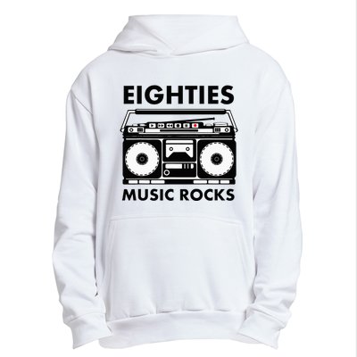 Eighties Music Rocks Urban Pullover Hoodie