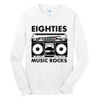 Eighties Music Rocks Tall Long Sleeve T-Shirt