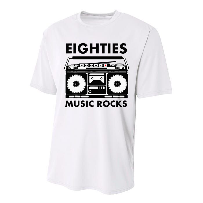 Eighties Music Rocks Performance Sprint T-Shirt