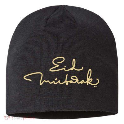 Eid Mubarak Ramadan Sustainable Beanie