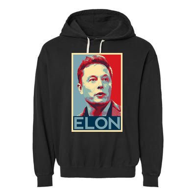 Elon Musk Retro Garment-Dyed Fleece Hoodie