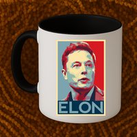 Elon Musk Retro Mug