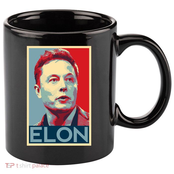 Elon Musk Retro 11oz C Handle Ceramic Mug