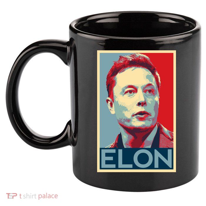 Elon Musk Retro 11oz C Handle Ceramic Mug