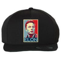 Elon Musk Retro Wool Snapback Cap
