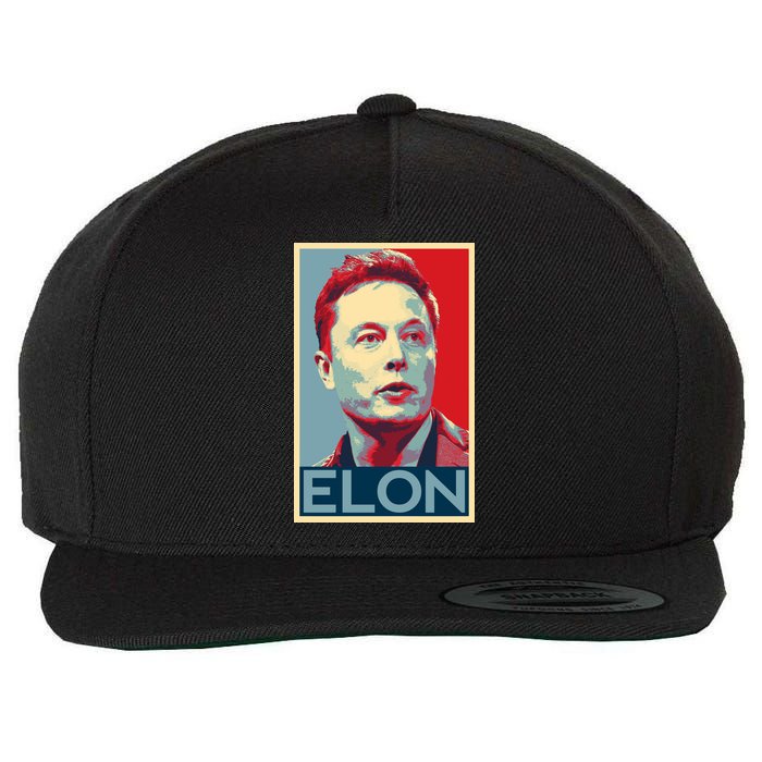 Elon Musk Retro Wool Snapback Cap