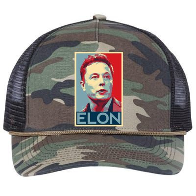 Elon Musk Retro Retro Rope Trucker Hat Cap