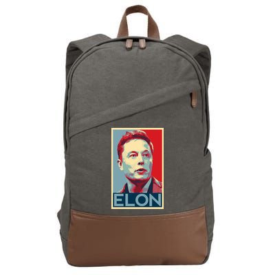 Elon Musk Retro Cotton Canvas Backpack