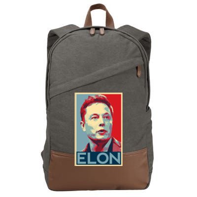 Elon Musk Retro Cotton Canvas Backpack