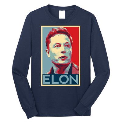Elon Musk Retro Long Sleeve Shirt