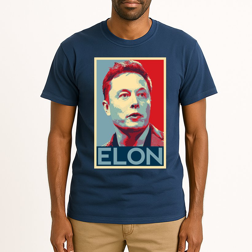 Elon Musk Retro Tall T-Shirt