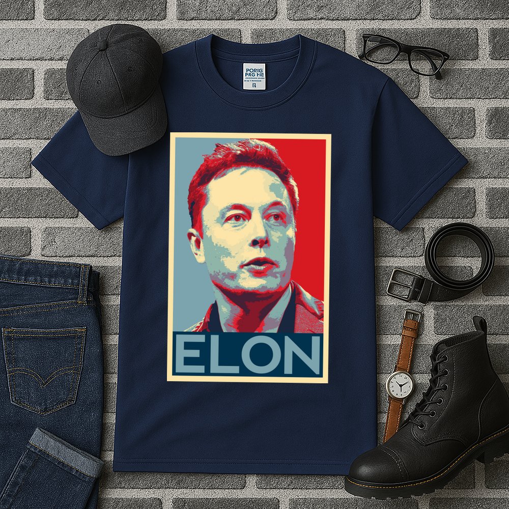 Elon Musk Retro Tall T-Shirt