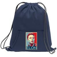 Elon Musk Retro Sweatshirt Cinch Pack Bag