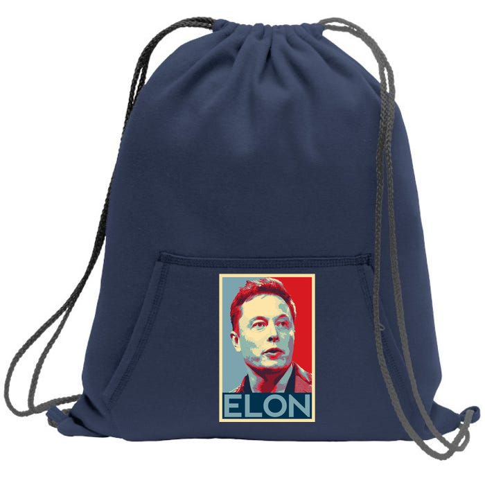 Elon Musk Retro Sweatshirt Cinch Pack Bag