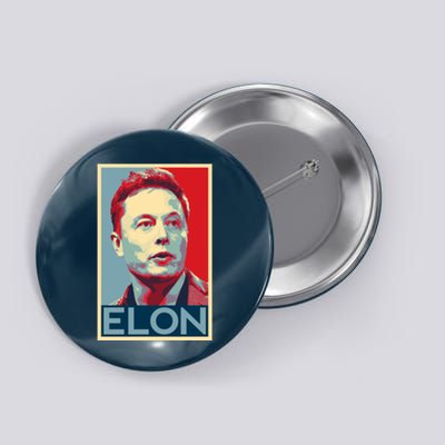 Elon Musk Retro Button