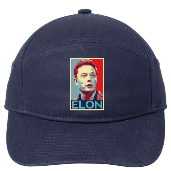 Elon Musk Retro 7-Panel Snapback Hat