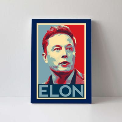 Elon Musk Retro Canvas