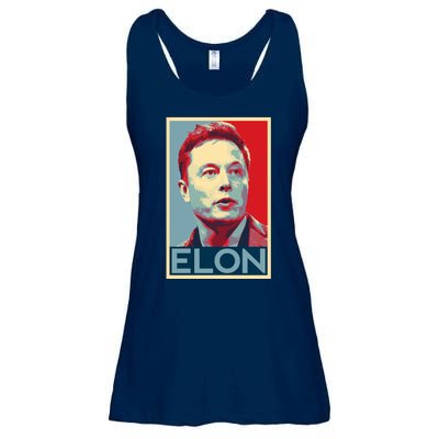 Elon Musk Retro Ladies Essential Flowy Tank