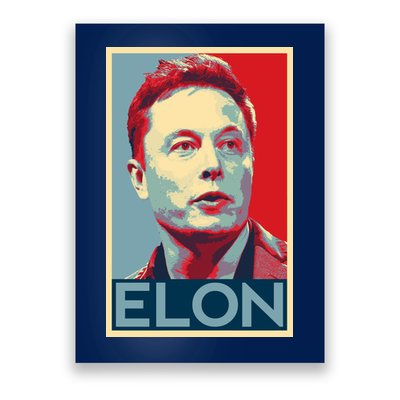 Elon Musk Retro Poster