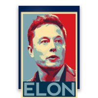 Elon Musk Retro Poster