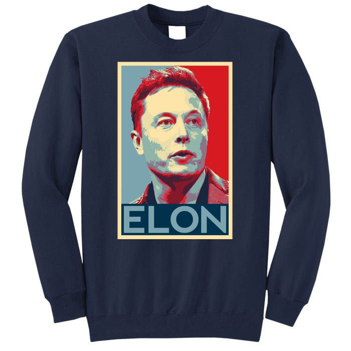 Elon Musk Retro Tall Sweatshirt