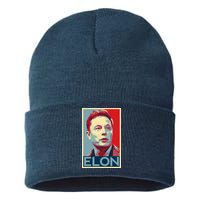 Elon Musk Retro Sustainable Knit Beanie