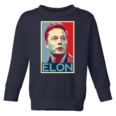 Elon Musk Retro Toddler Sweatshirt