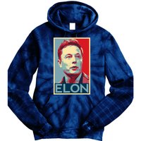 Elon Musk Retro Tie Dye Hoodie