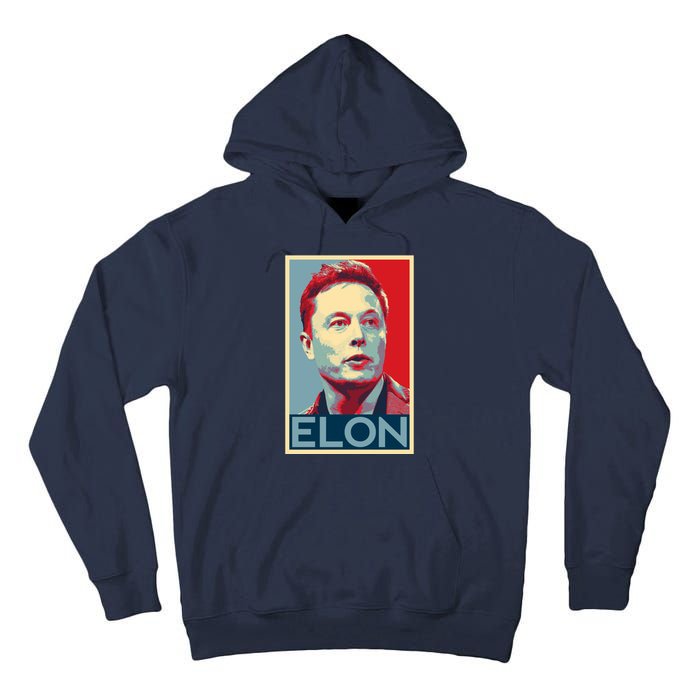 Elon Musk Retro Tall Hoodie