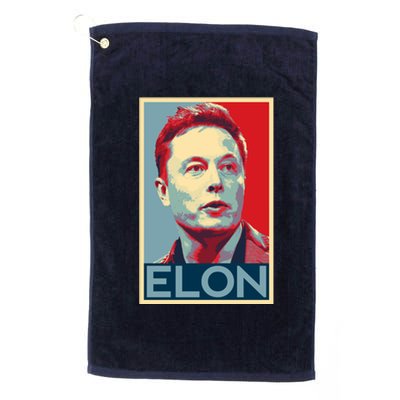 Elon Musk Retro Platinum Collection Golf Towel