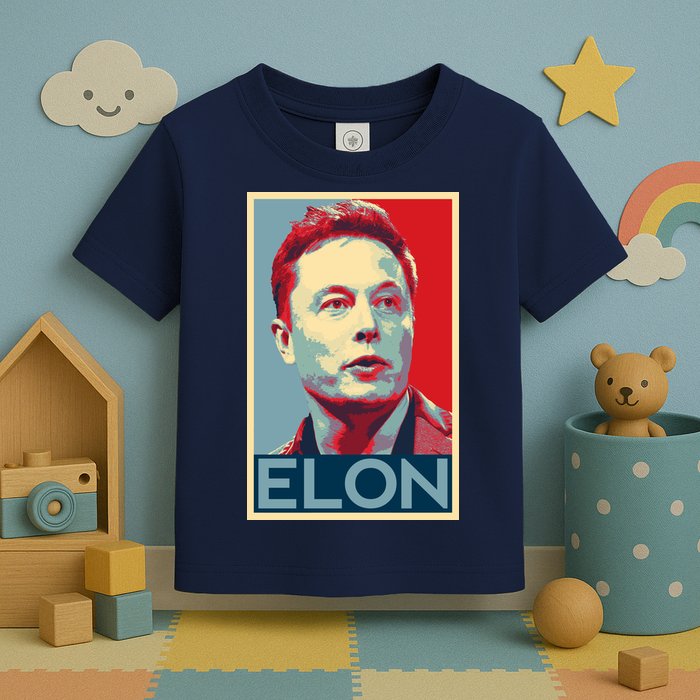 Elon Musk Retro Toddler T-Shirt