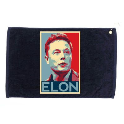 Elon Musk Retro Grommeted Golf Towel