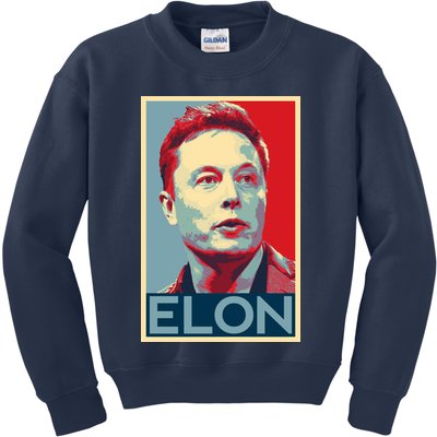Elon Musk Retro Kids Sweatshirt