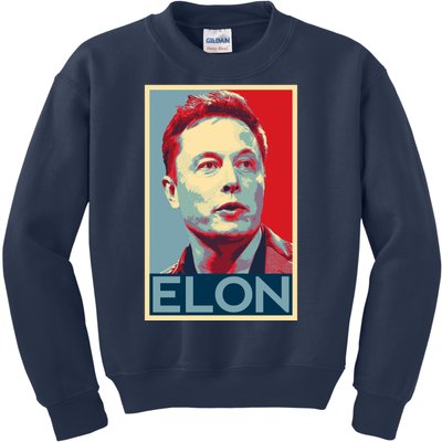 Elon Musk Retro Kids Sweatshirt