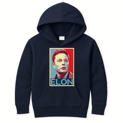 Elon Musk Retro Kids Hoodie