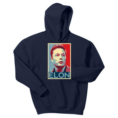 Elon Musk Retro Kids Hoodie