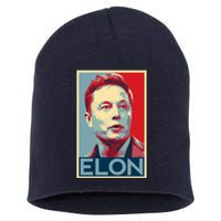 Elon Musk Retro Short Acrylic Beanie