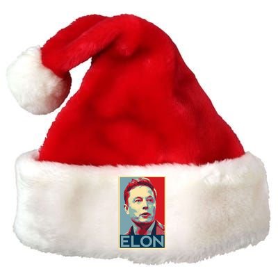 Elon Musk Retro Premium Christmas Santa Hat