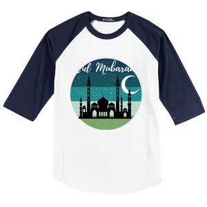 Eid Mubarak Ramadan Kareem Muslim Holiday Arabic Fasting Great Gift Baseball Sleeve Shirt