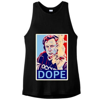 Elon Musk Retro Dope Ladies PosiCharge Tri-Blend Wicking Tank