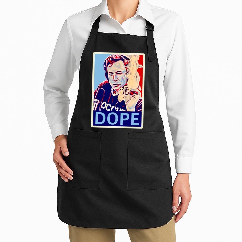 Elon Musk Retro Dope Apron