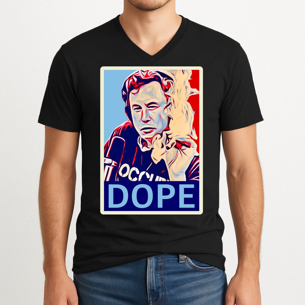 Elon Musk Retro Dope V-Neck T-Shirt
