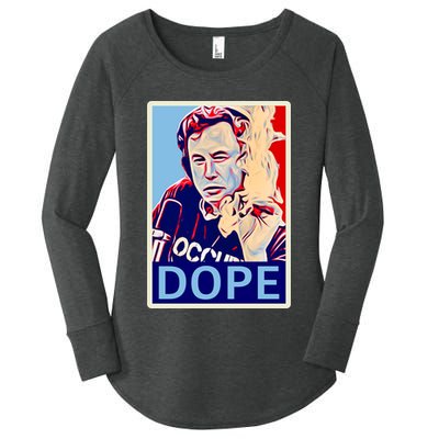 Elon Musk Retro Dope Women's Perfect Tri Tunic Long Sleeve Shirt