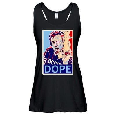 Elon Musk Retro Dope Ladies Essential Flowy Tank