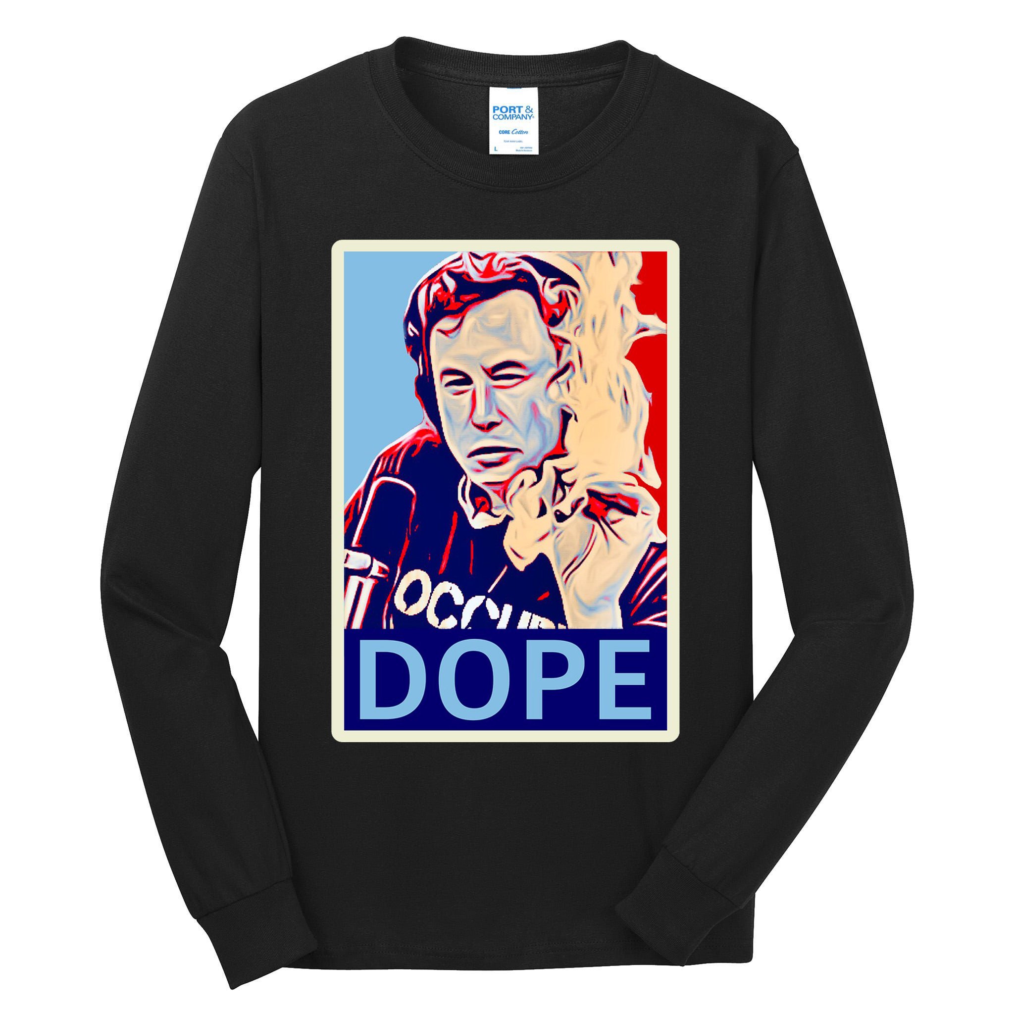 Elon Musk Retro Dope Tall Long Sleeve T-Shirt