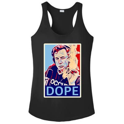 Elon Musk Retro Dope Ladies PosiCharge Competitor Racerback Tank