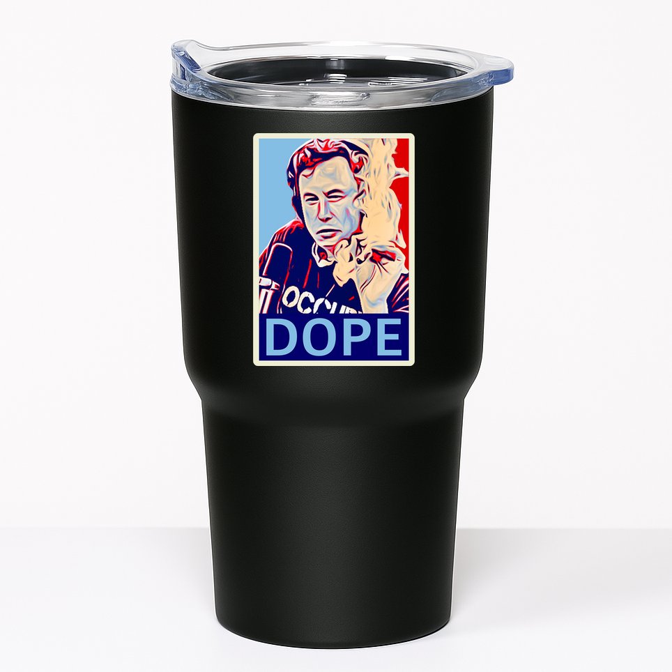 Elon Musk Retro Dope Tumbler